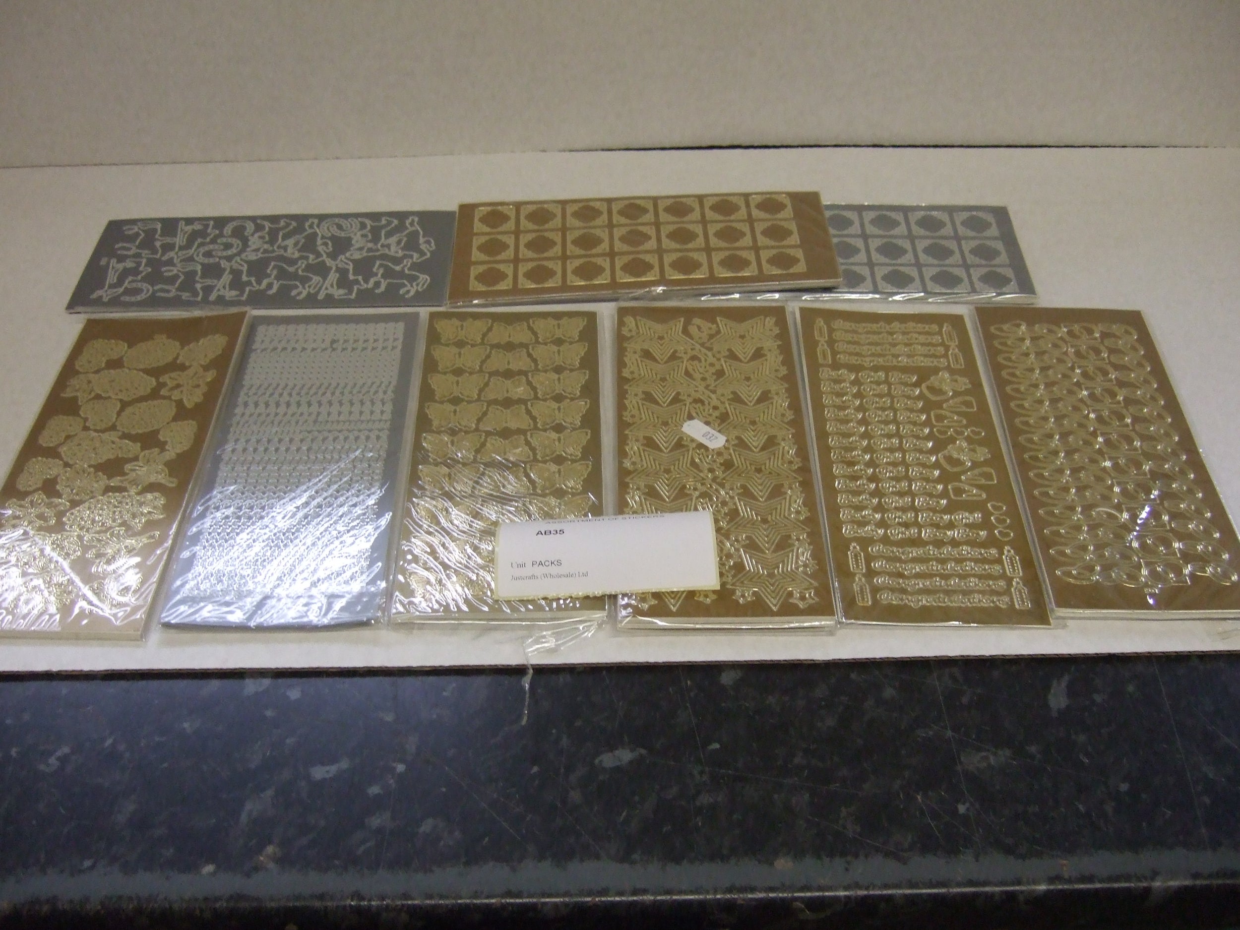 AB35  ASSORTMENT OF STICKERS