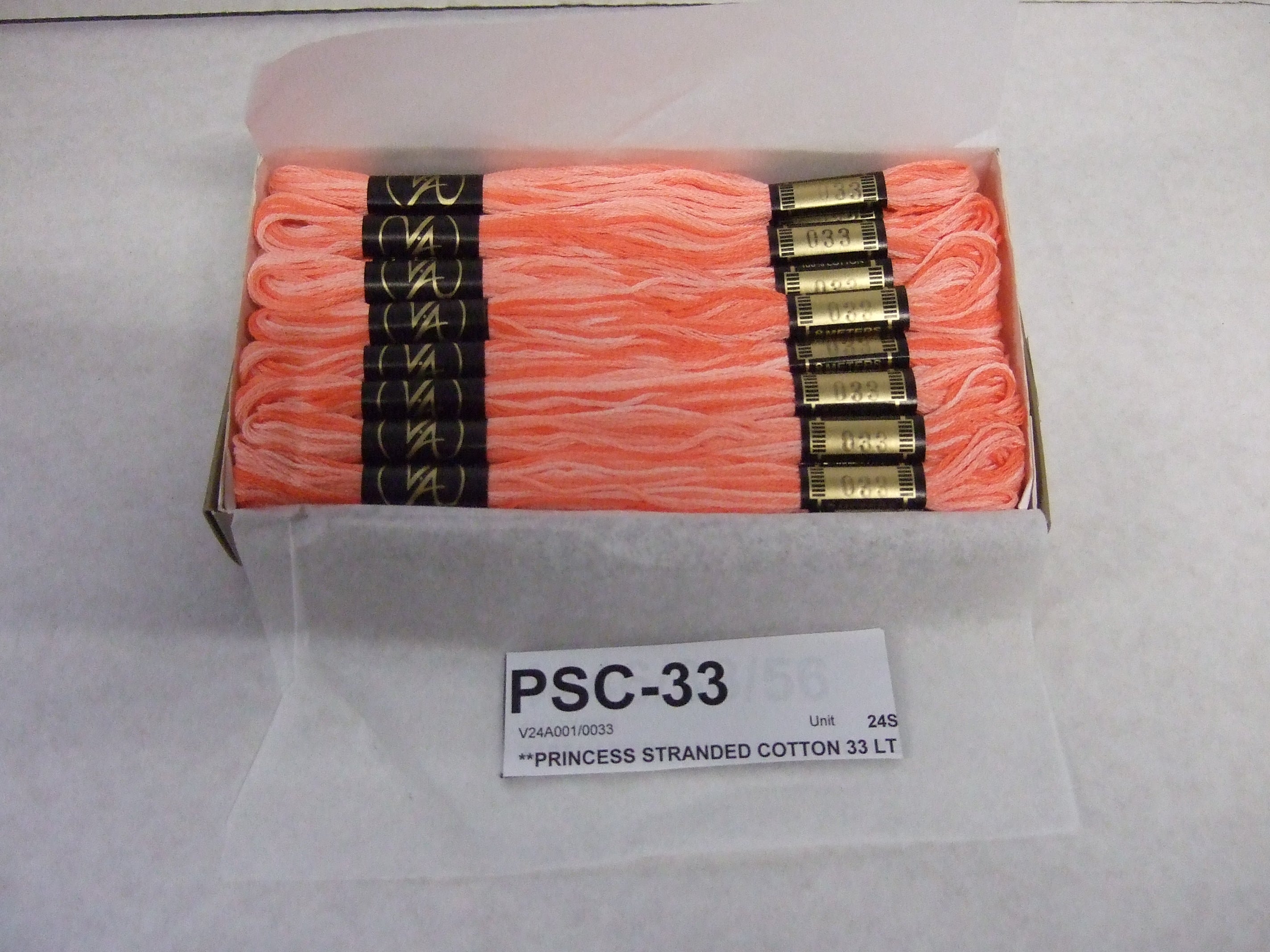 PSC-33 **PRINCESS STRANDED COTTON 33 LT PINK MIX