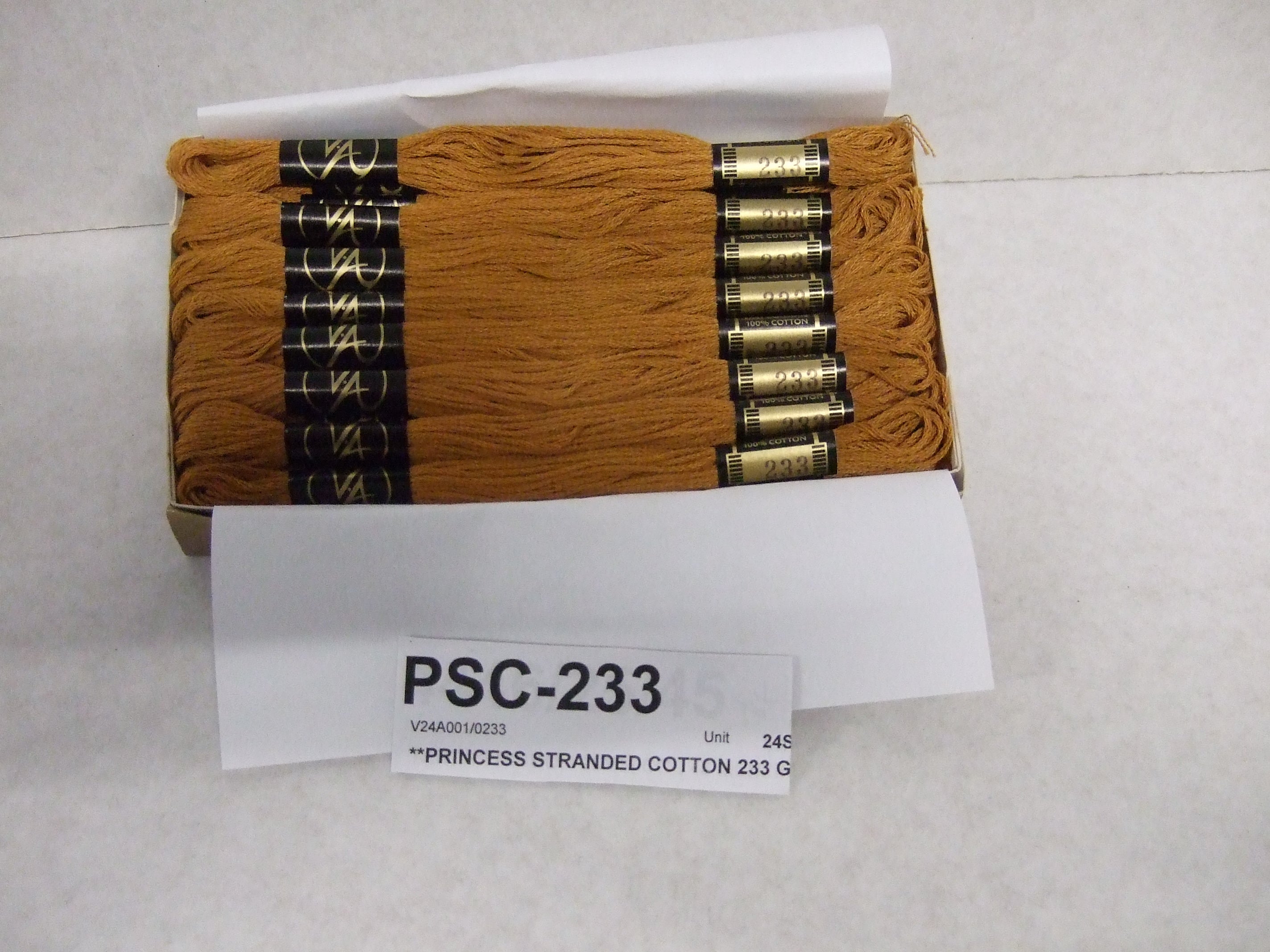 PSC-233 **PRINCESS STRANDED COTTON 233 GOLD