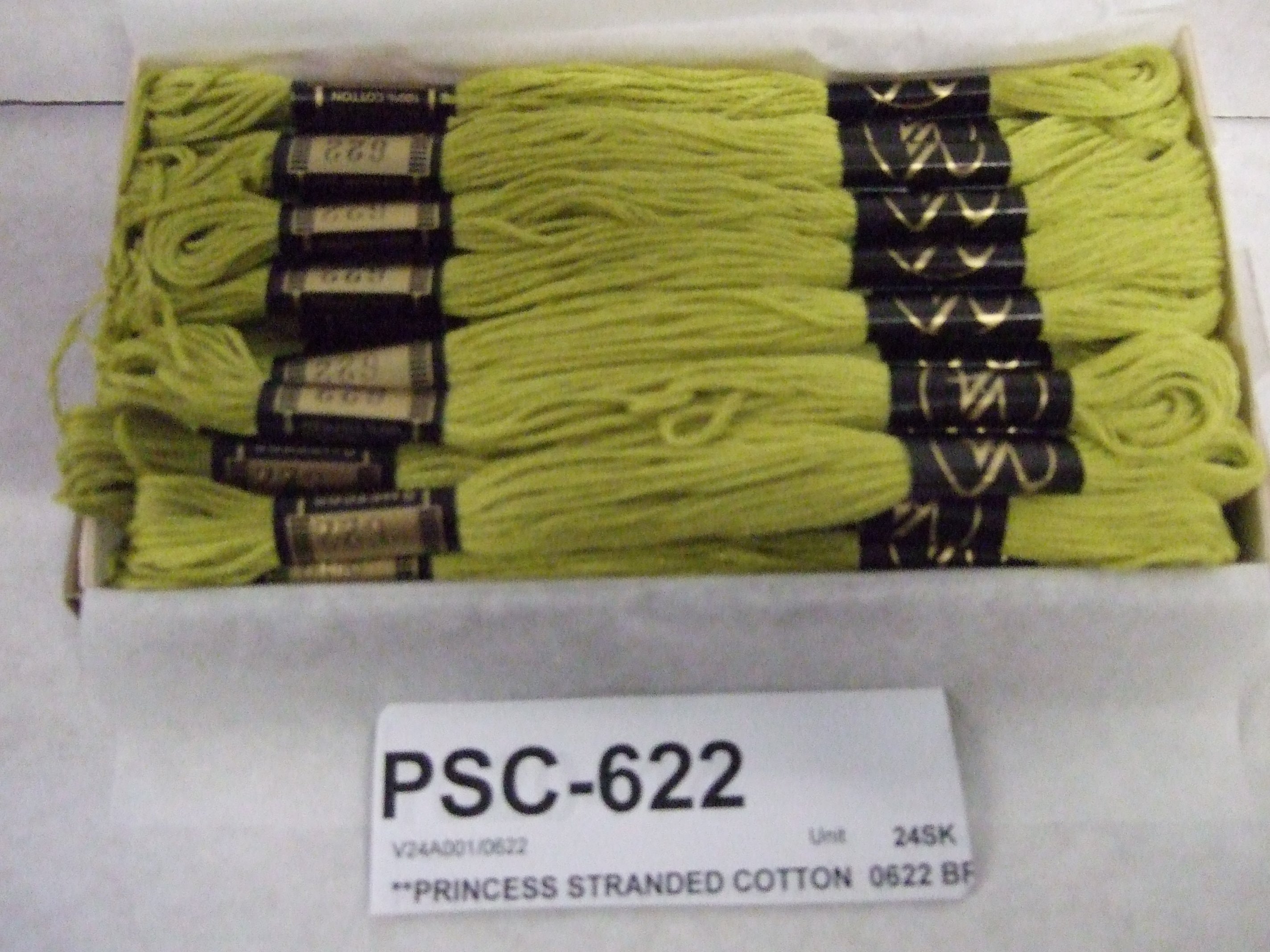 PSC-622 **PRINCESS STRANDED COTTON 622 BRIGHT GREEN