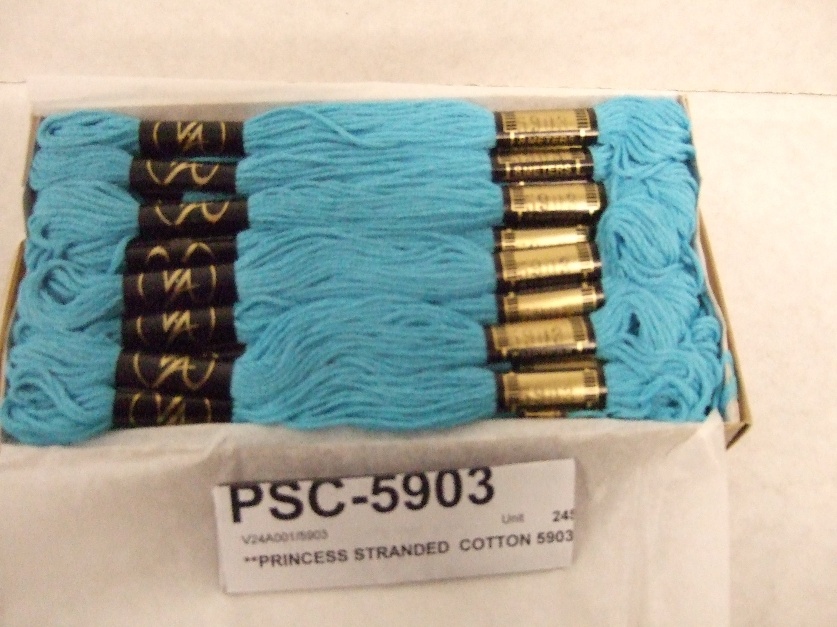 PSC-5903 **PRINCESS STRANDED COTTON 5903 AQUA BLUE