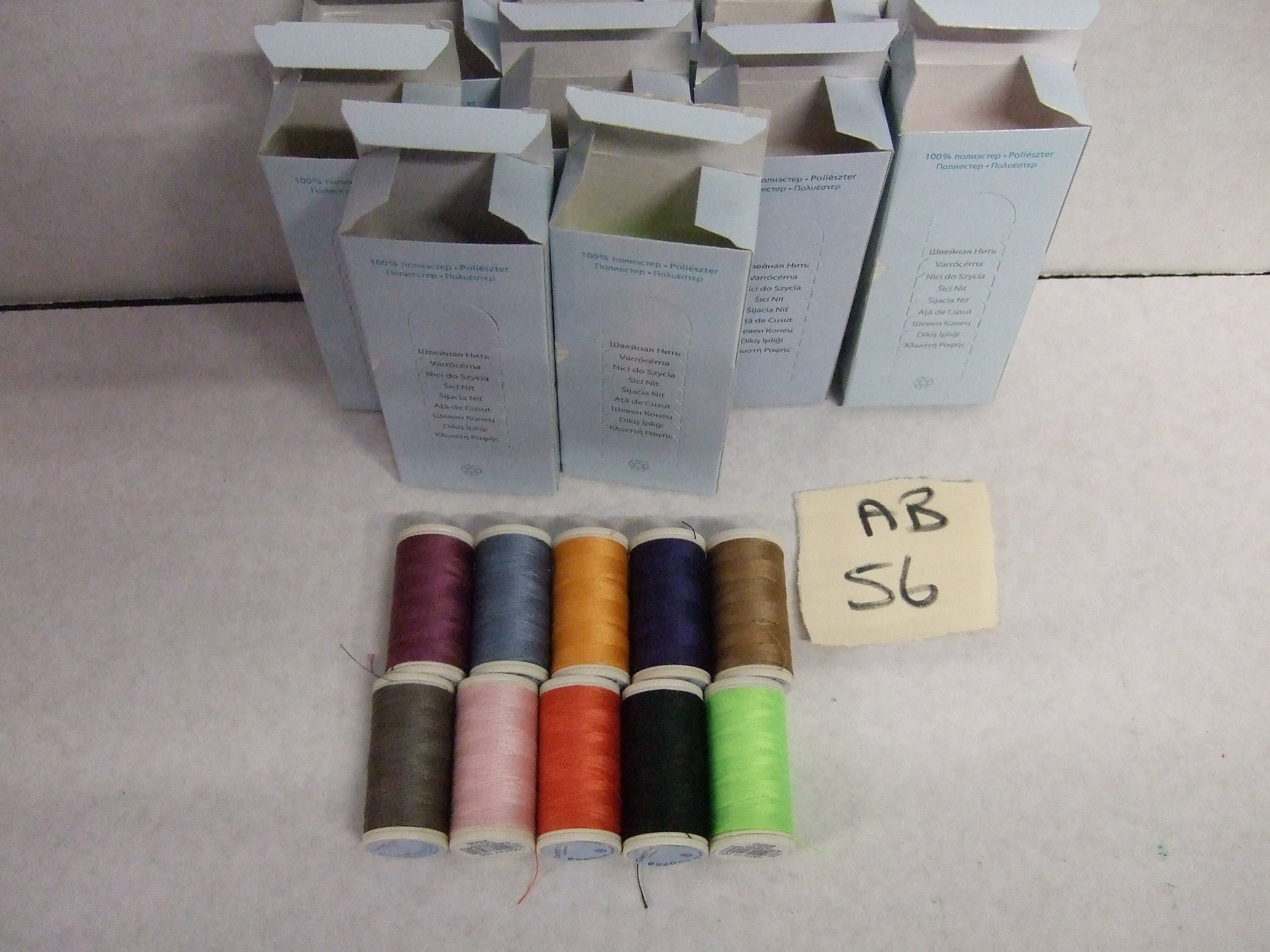 AB56  ASSORTMENT OF COATS DUET COTTONS (4645100) 100 x 100M X 10 boxes