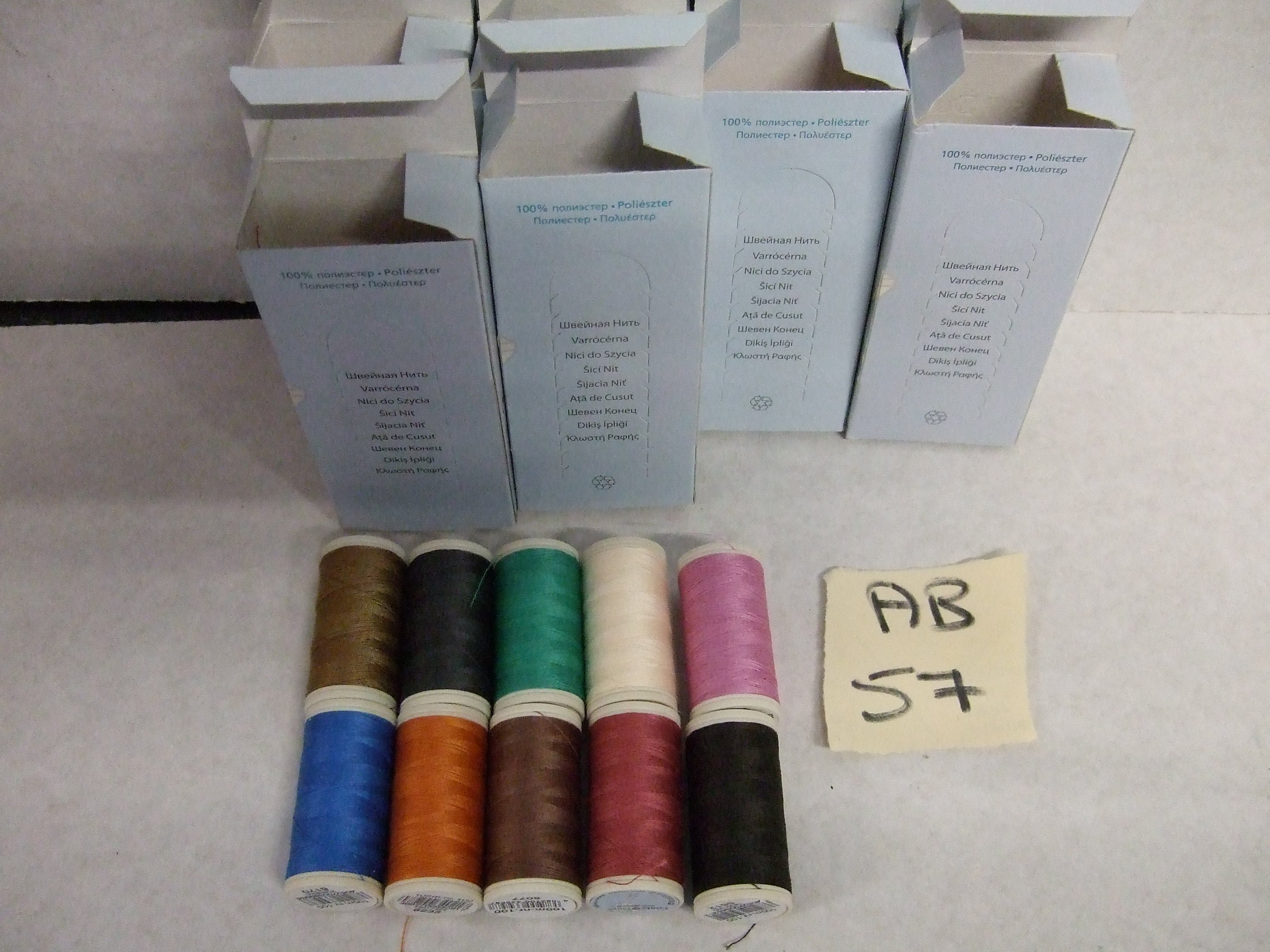 AB57  ASSORTMENT OF COATS DUET COTTONS (4645100) 100 x 100M X 10 boxes
