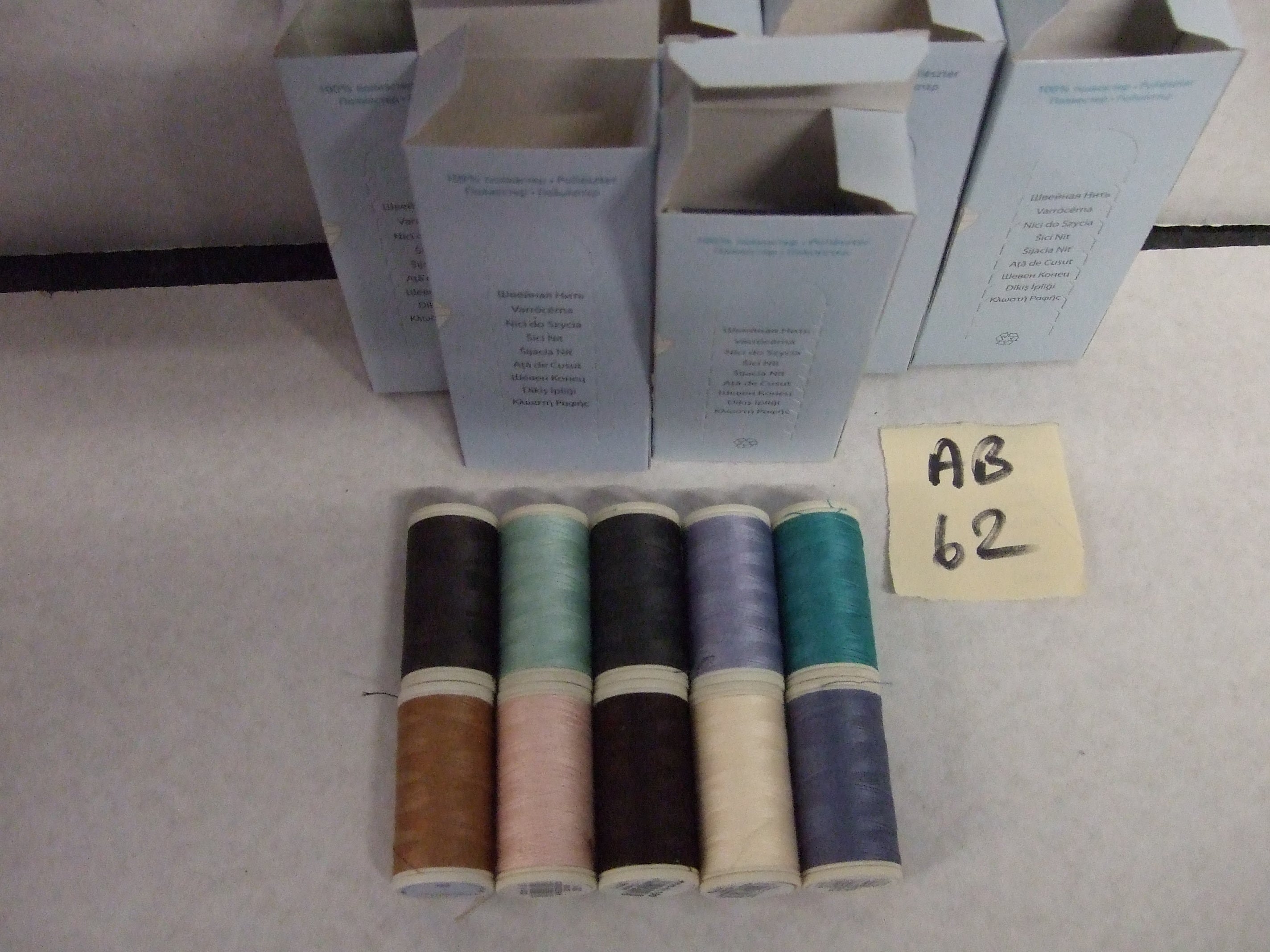 AB62 ASSORTMENT OF COATS DUET COTTONS (4645100) 100 x 100M X 10 boxes