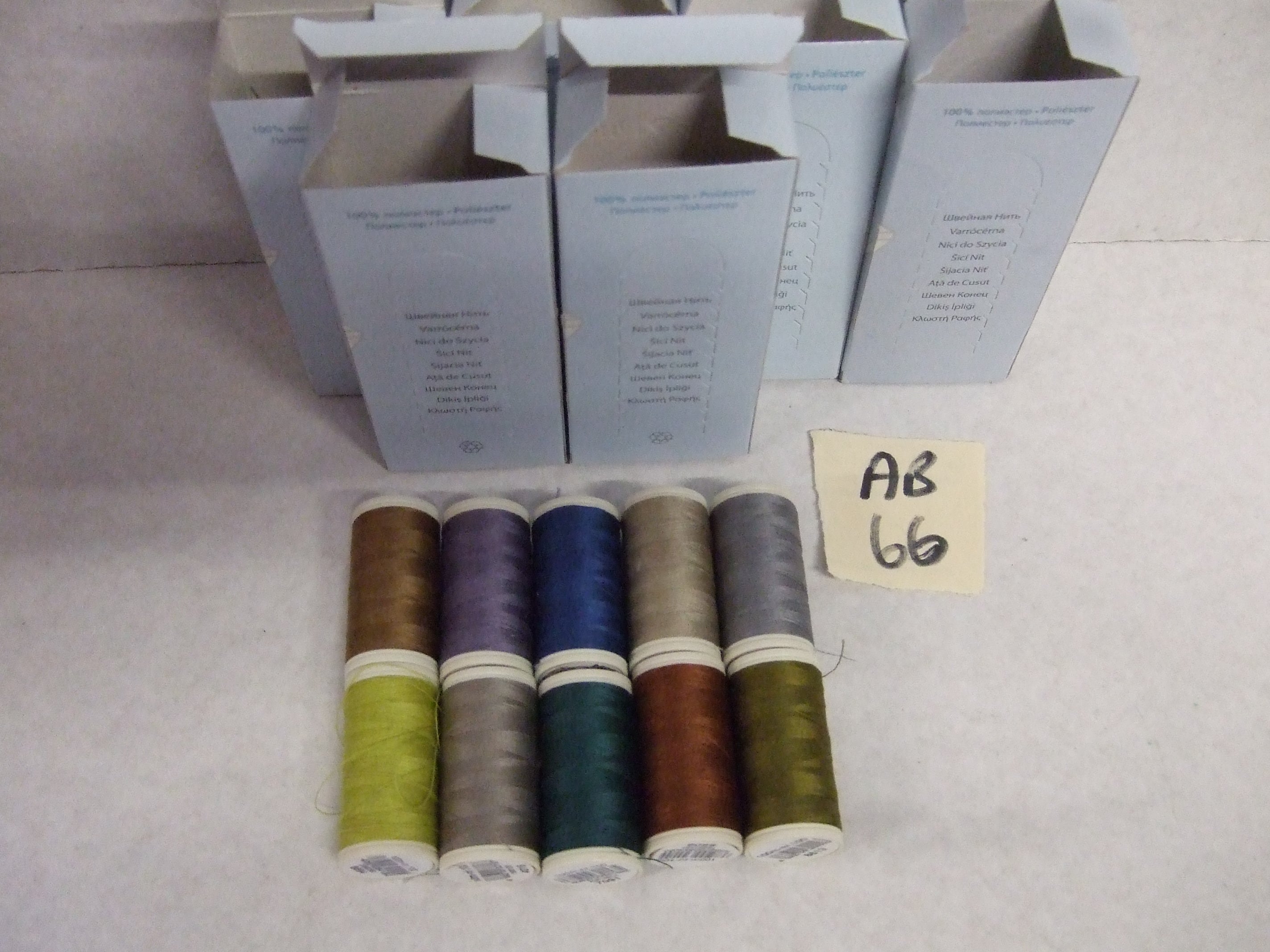 AB66 ASSORTMENT OF COATS DUET COTTONS (4645100) 100 x 100M X 10 boxes