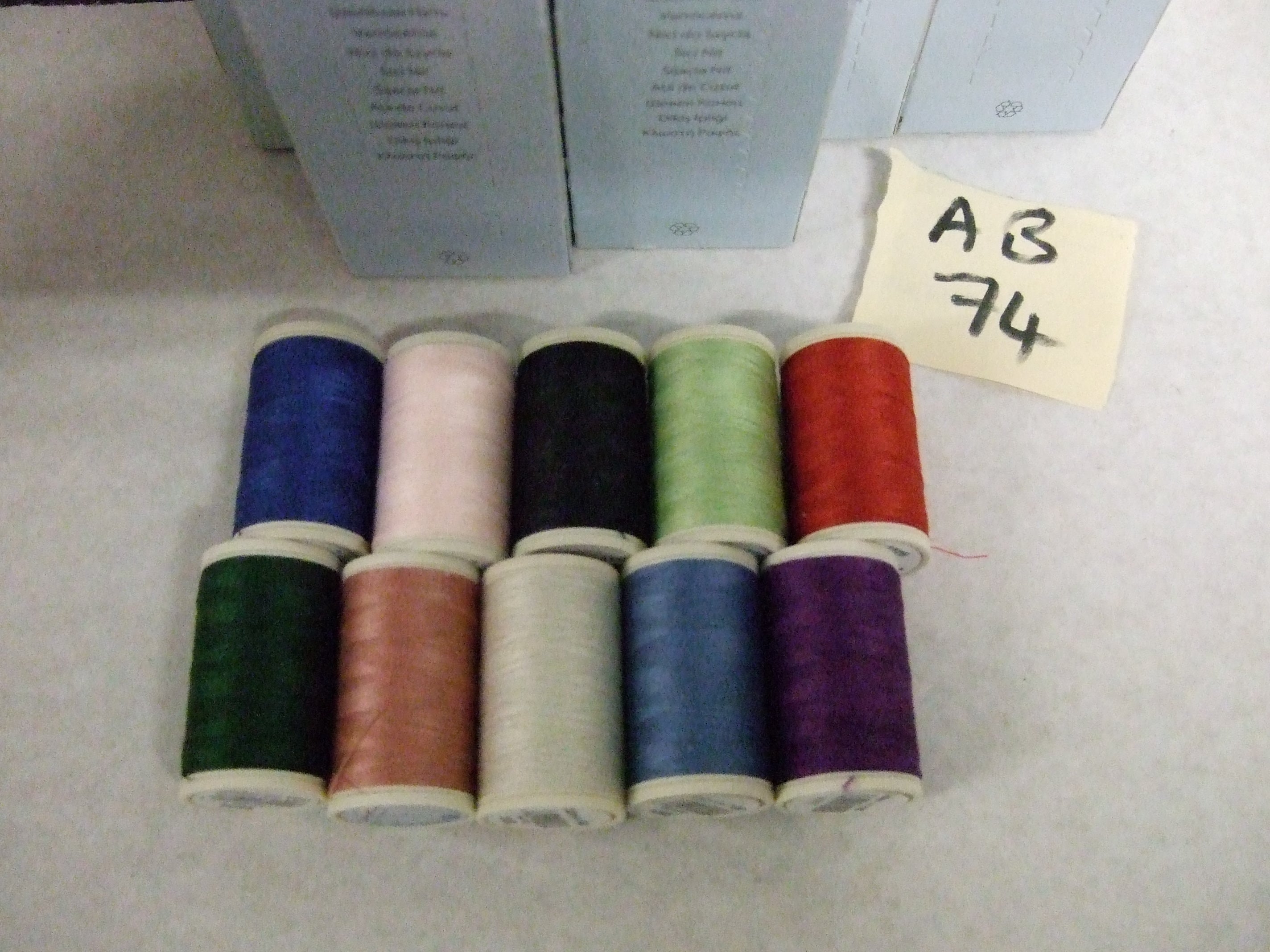 AB74  ASSORTMENT OF COATS COTTONS (4646100) 5x200m x 10 boxes