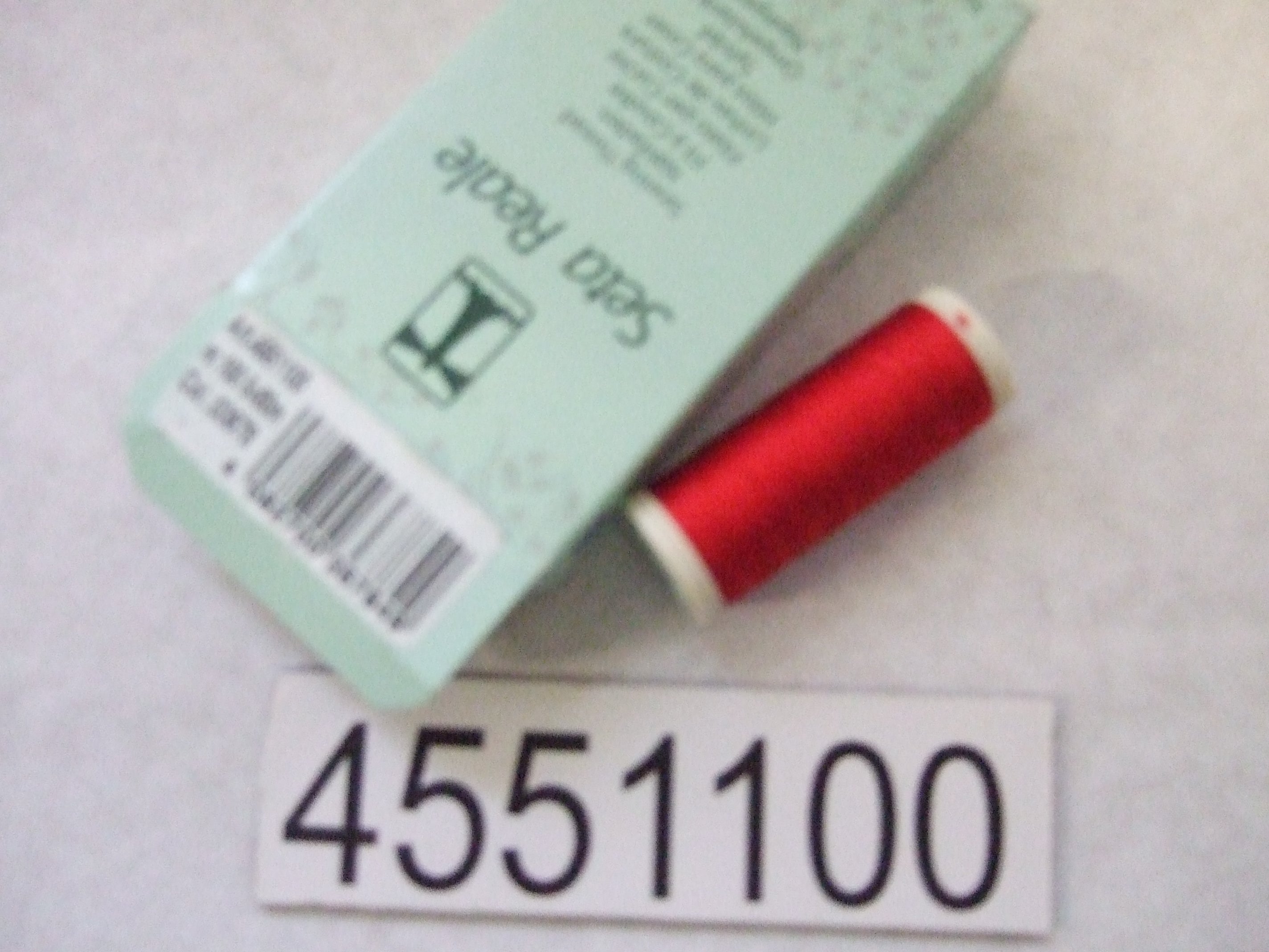 4551100-578  **SETA REALE 80M 100% SILK SIZE 100 578 RED