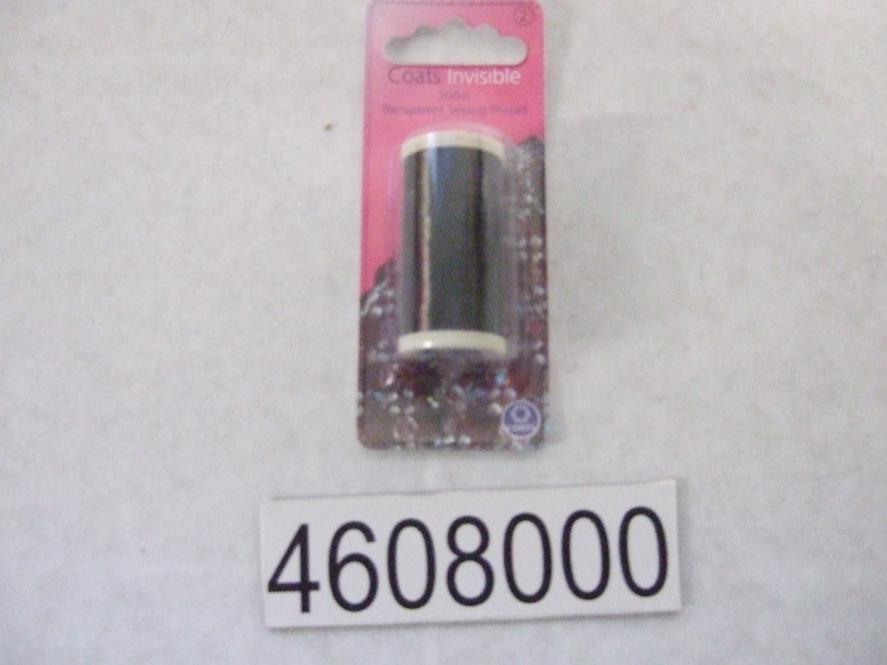4608000-6513  **COATS INVISIBLE THREAD 200M 6513 BLACK (BLISTER)