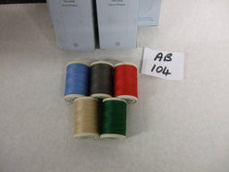 AB104  ASSORTMENT OF COATS COTTONS (4647100) 5x500M X 5 boxes