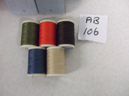 AB106  ASSORTMENT OF COATS COTTONS (4647100) 5x500M X 5 boxes