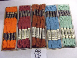 AB131  ASSORTMENT OF ANCHOR STRANDED COTTON  (12 to a box) x 5 Boxes