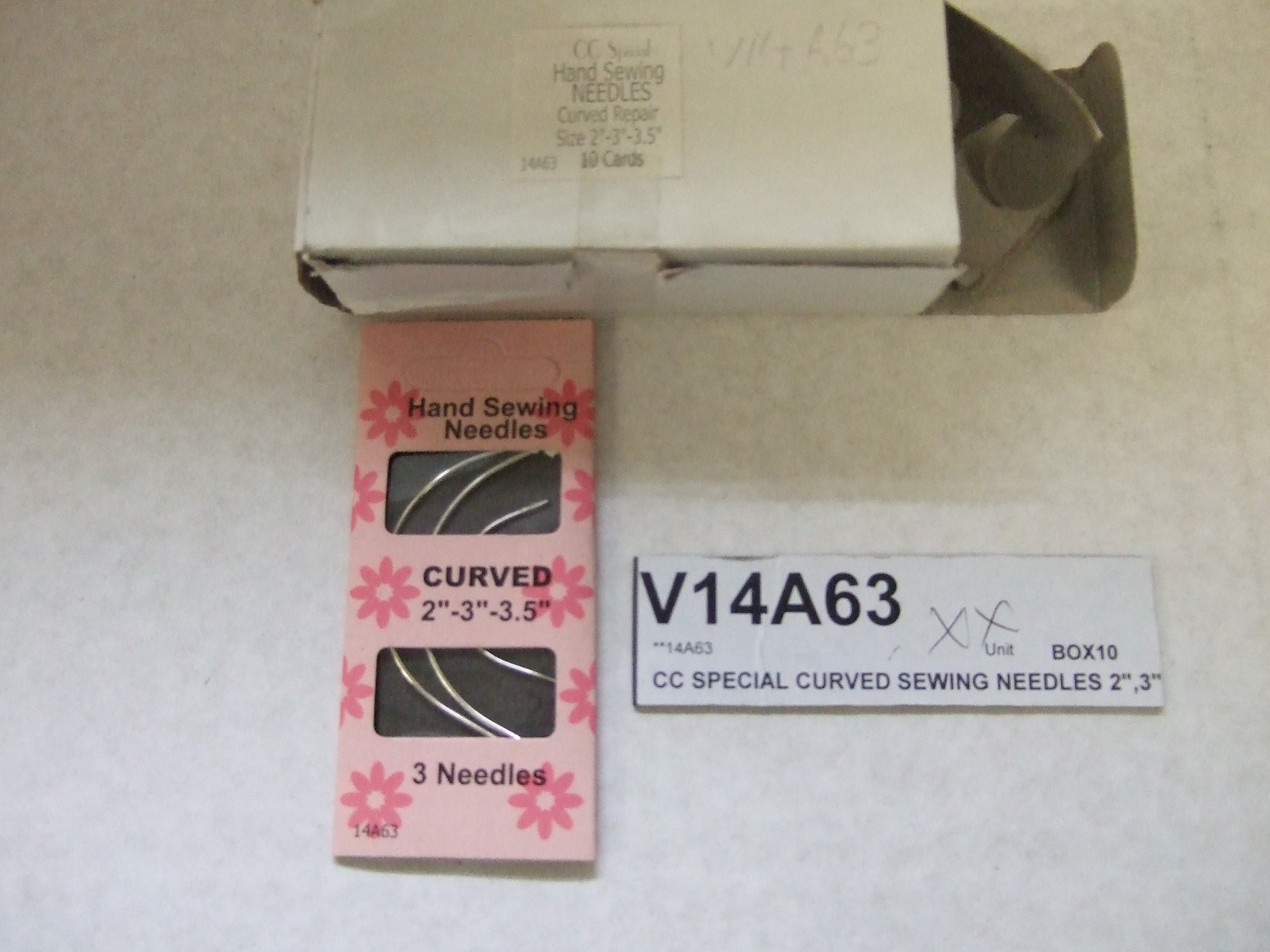 V14A63 CC SPECIAL CURVED SEWING NEEDLES 2 inch 3 inch 3.5 inch