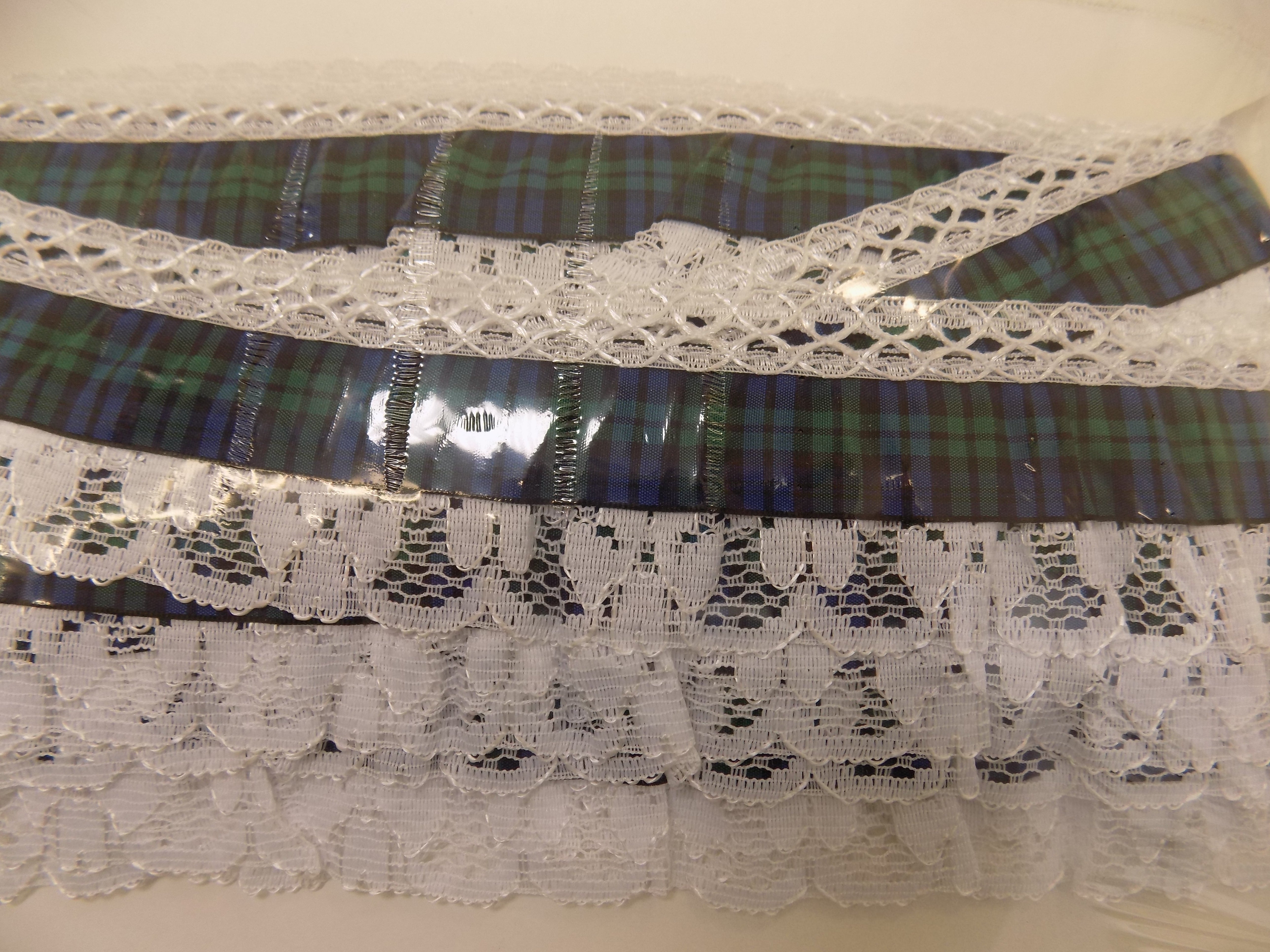 LW9-BW**LACE W9 TARTAN 49 BLACKWATCH