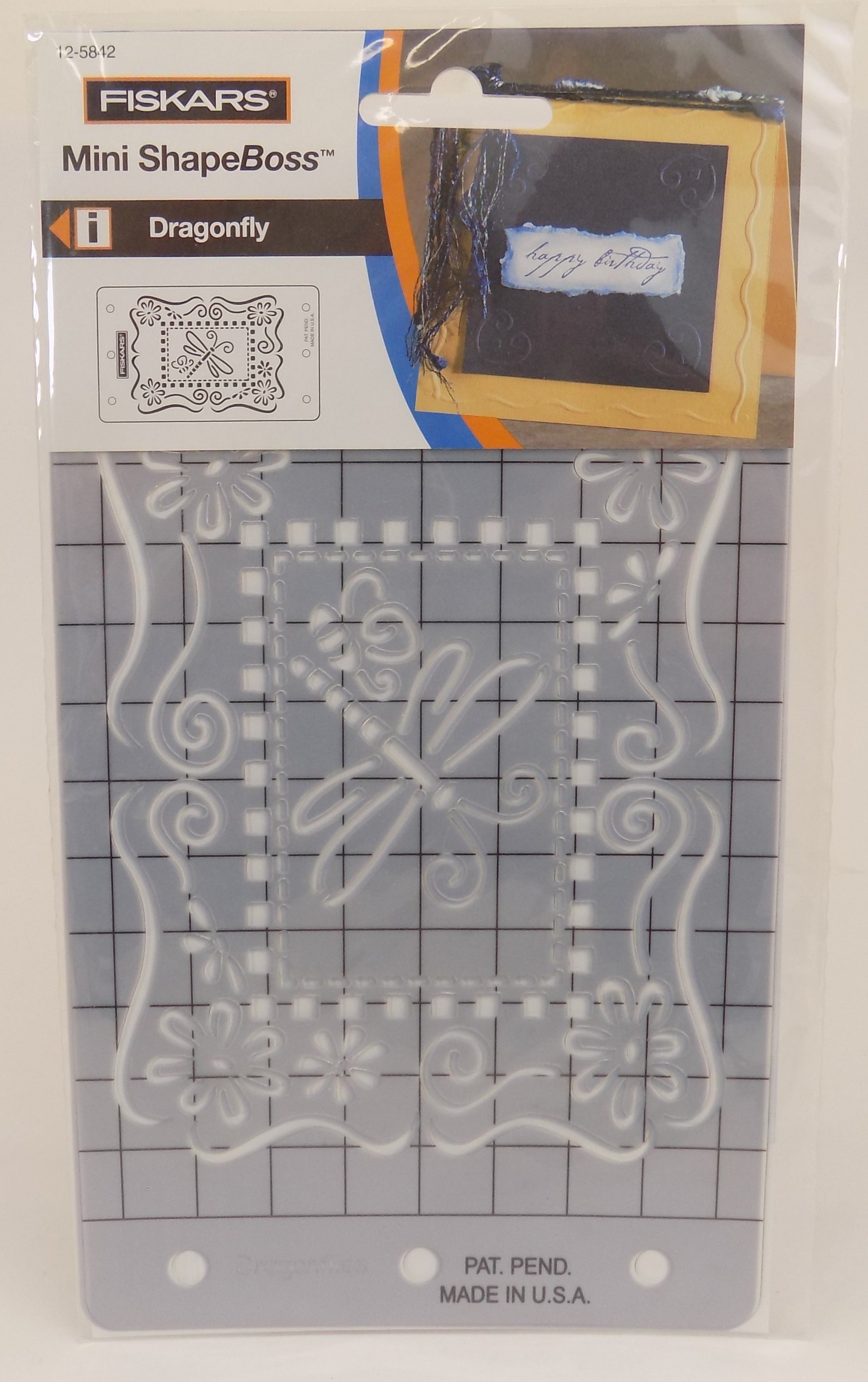 5842  **295842 MINI SHAPEBOSS STENCIL DRAGONFLY