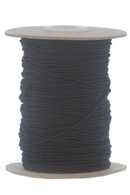 E4631B - 1.5mm POLY ELASTIC SINGLE CORD BLACK REEL 100M