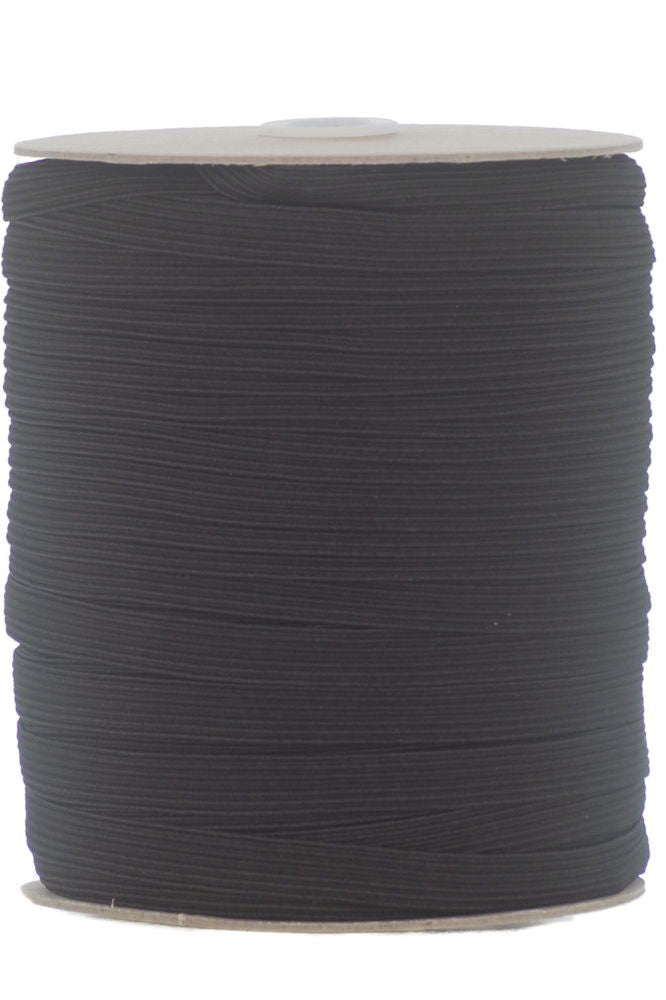 E46812B - REEL ELASTIC 12 CORD (13mm) BLACK premium