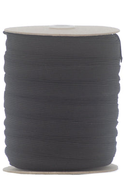 E46819B - REEL ELASTIC CORDED (19mm) BLACK premium