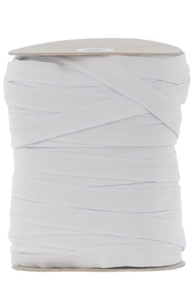 E46819W - REEL ELASTIC CORDED (19mm) WHITE premium