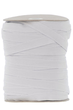 E46819W - REEL ELASTIC CORDED (19mm) WHITE premium