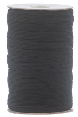 EB12B-150 - ELASTIC BRAID 12 CORD (10mm) BLACK economy 150M