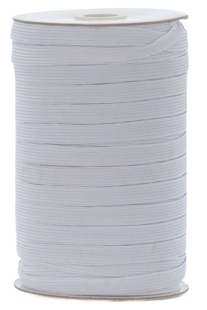 EB12W - ELASTIC BRAID 12 CORD (10mm) WHITE economy