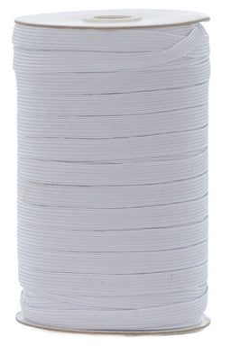 EB12W - ELASTIC BRAID 12 CORD (10mm) WHITE economy
