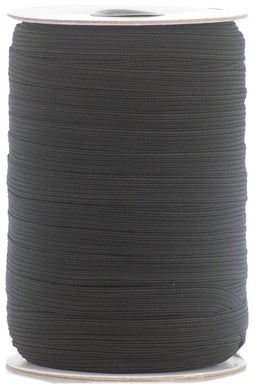 EB16B - ELASTIC BRAID 16 CORD (12.5mm) BLK economy