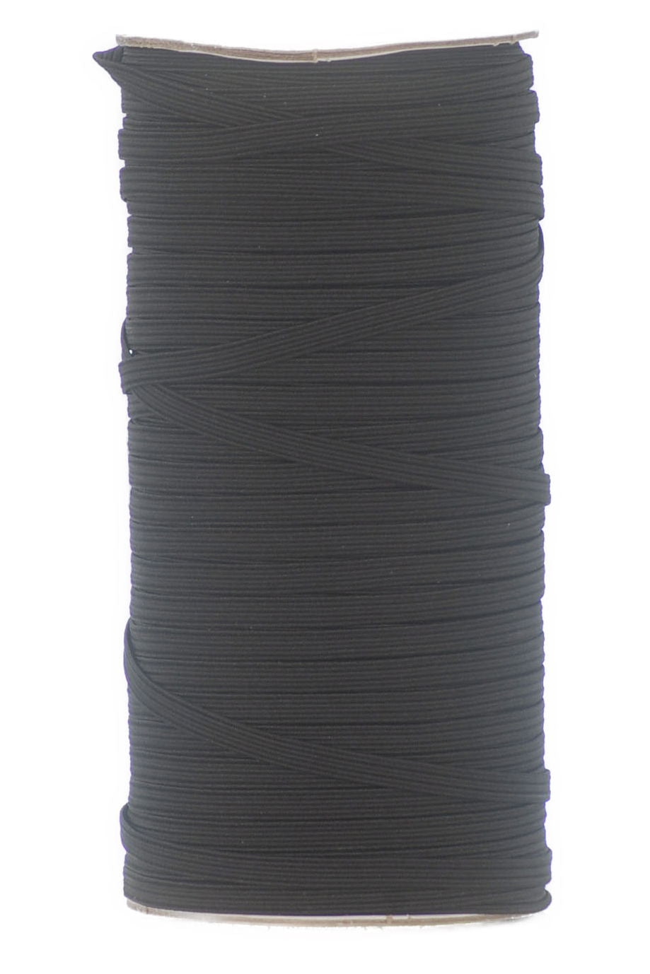 EB6B-300M  ELASTIC BRAID 6 CORD (5mm) BLACK economy 300M