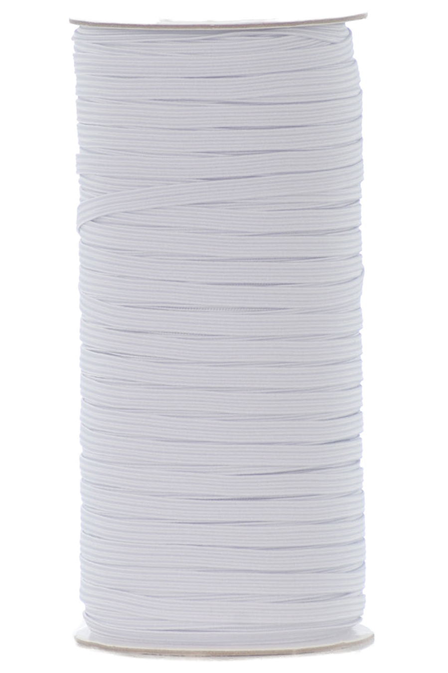 EB6W-300  ELASTIC BRAID 6 CORD (5mm) WHITE economy 300M
