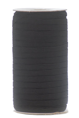 EB8B-250M  ELASTIC BRAID 8 CORD (7mm) BLACK economy 250M