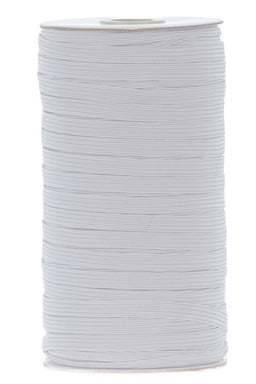 EB8W-250M  ELASTIC BRAID 8 CORD (7mm) WHITE economy 250M