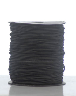 EBSB-SC0 - SC0 ELASTIC BRAID SINGLE 1.5mm 1 CORD BLK economy X 100M NEW
