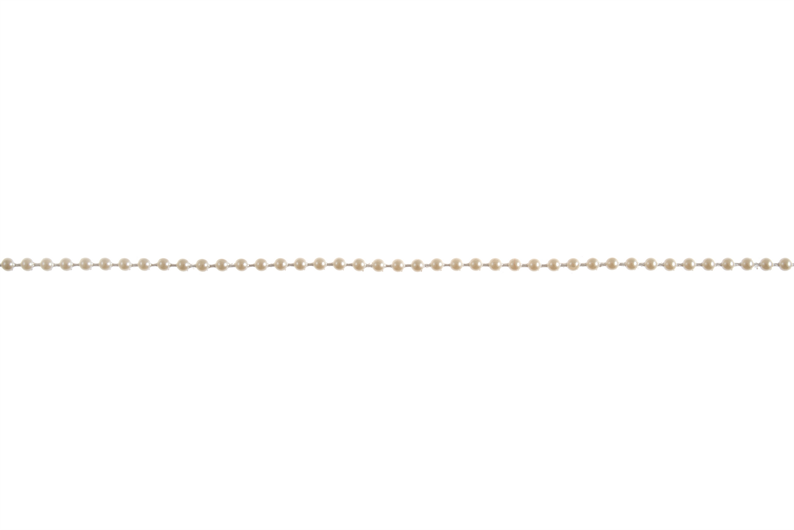EG430I - PEARL BEAD TRIM 3MM IVORY (30M)
