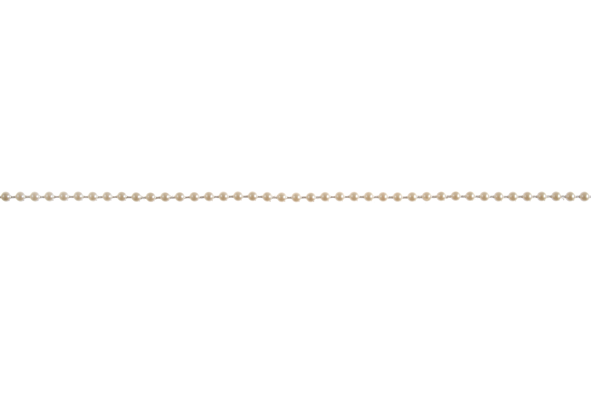 EG430I - PEARL BEAD TRIM 3MM IVORY (30M)