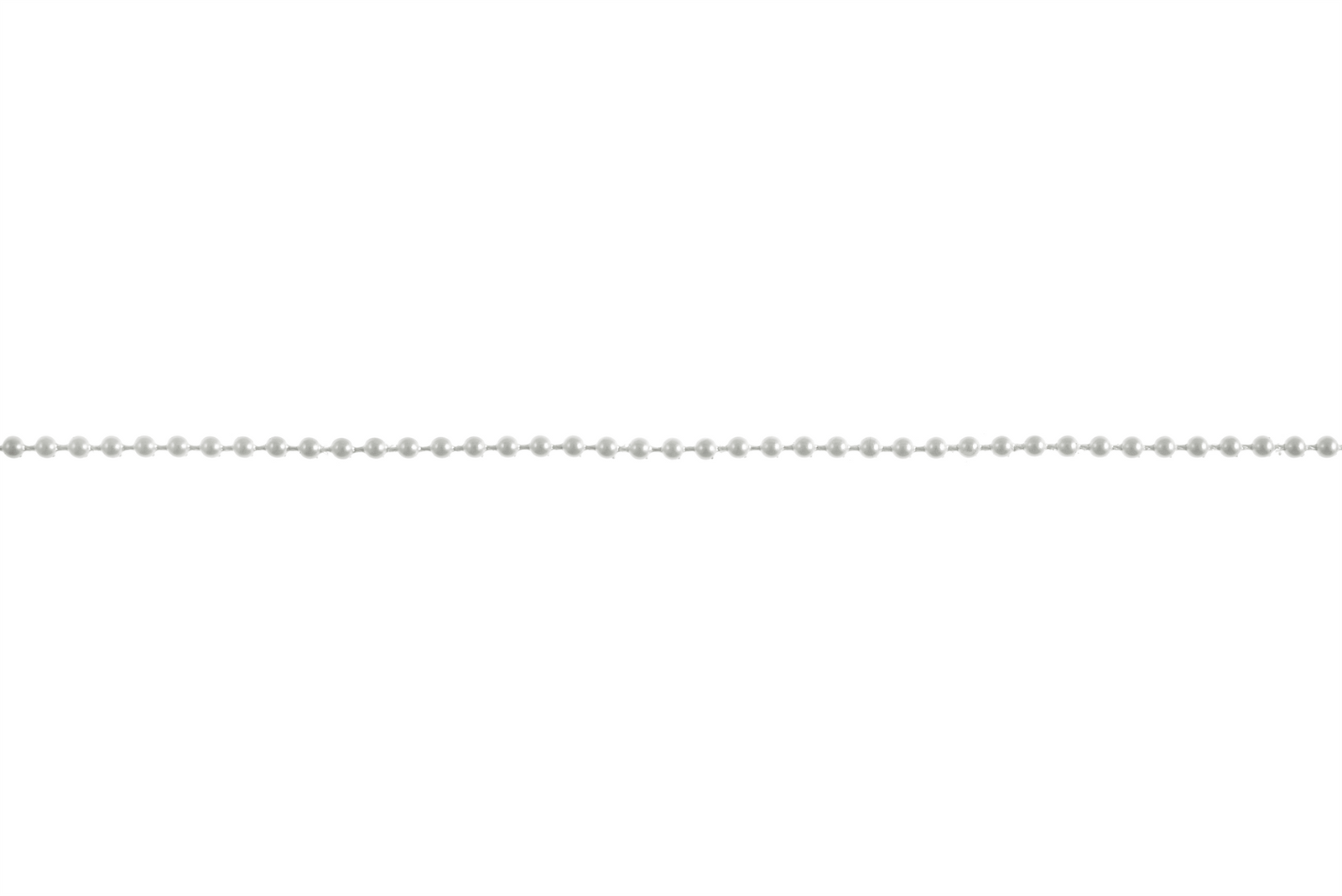 EG430W - PEARL BEAD TRIM 3MM WHITE (30M)