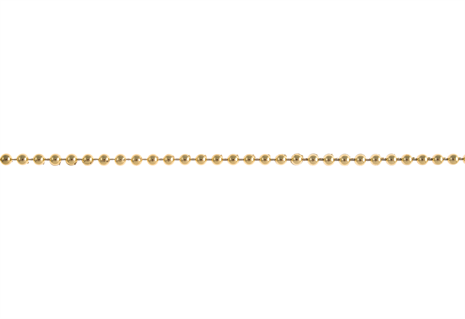 EG445G - BEAD STRING 4MM ROUND GOLD (20M)