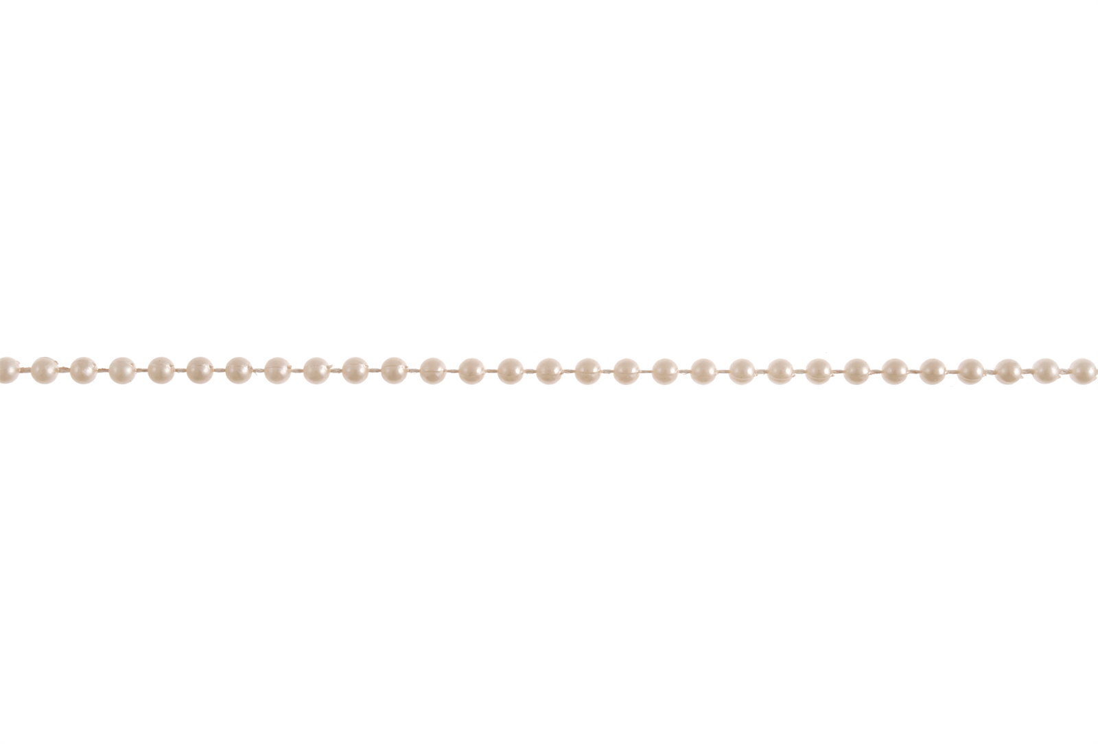 EG445I - BEAD STRING 4MM ROUND IVORY (20M)