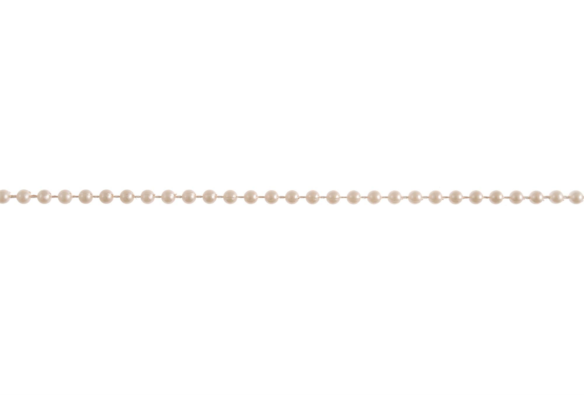 EG445I - BEAD STRING 4MM ROUND IVORY (20M)