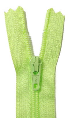 ERFC256-10-872 - YKK NYLON DRESS/ SKIRT ZIP 10 inch  25 cm 872 FLU. LIME