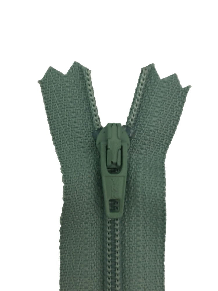 ERFC256-10-004 - YKK NYLON DRESS/ SKIRT ZIP 10 inch  25 cm 004 SAGE