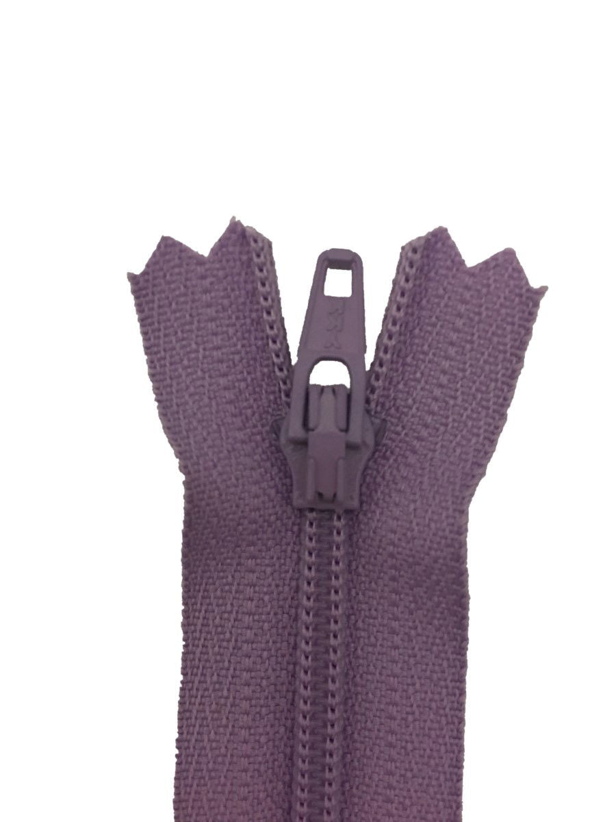 ERFC256-10-244 - YKK NYLON DRESS/ SKIRT ZIP 10 inch  25 cm 244 GRAPE
