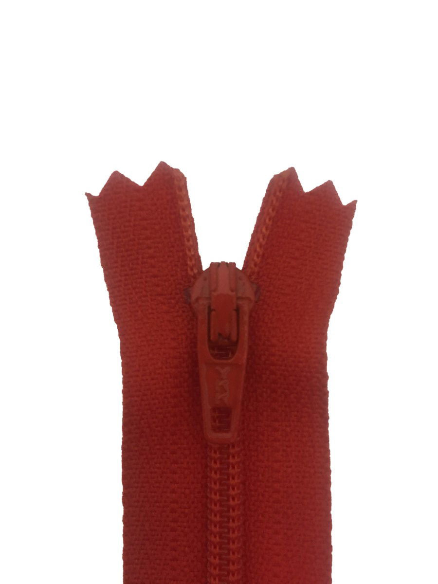 ERFC256-10-819 - YKK NYLON DRESS/ SKIRT ZIP 10 inch  25 cm 819 BLD ORANGE