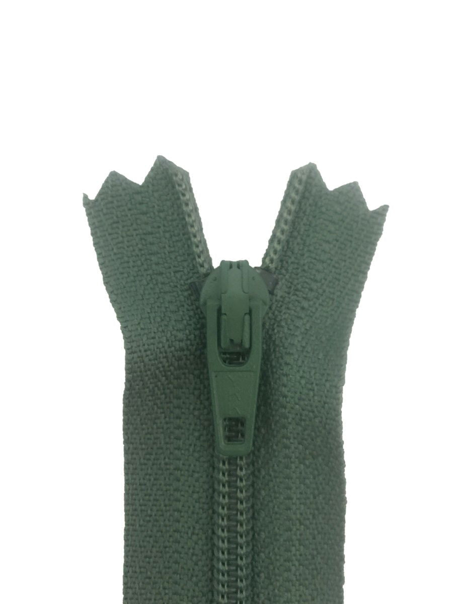 ERFC256-10-829 - YKK NYLON DRESS/ SKIRT ZIP 10 inch  25 cm 829 MID SAGE