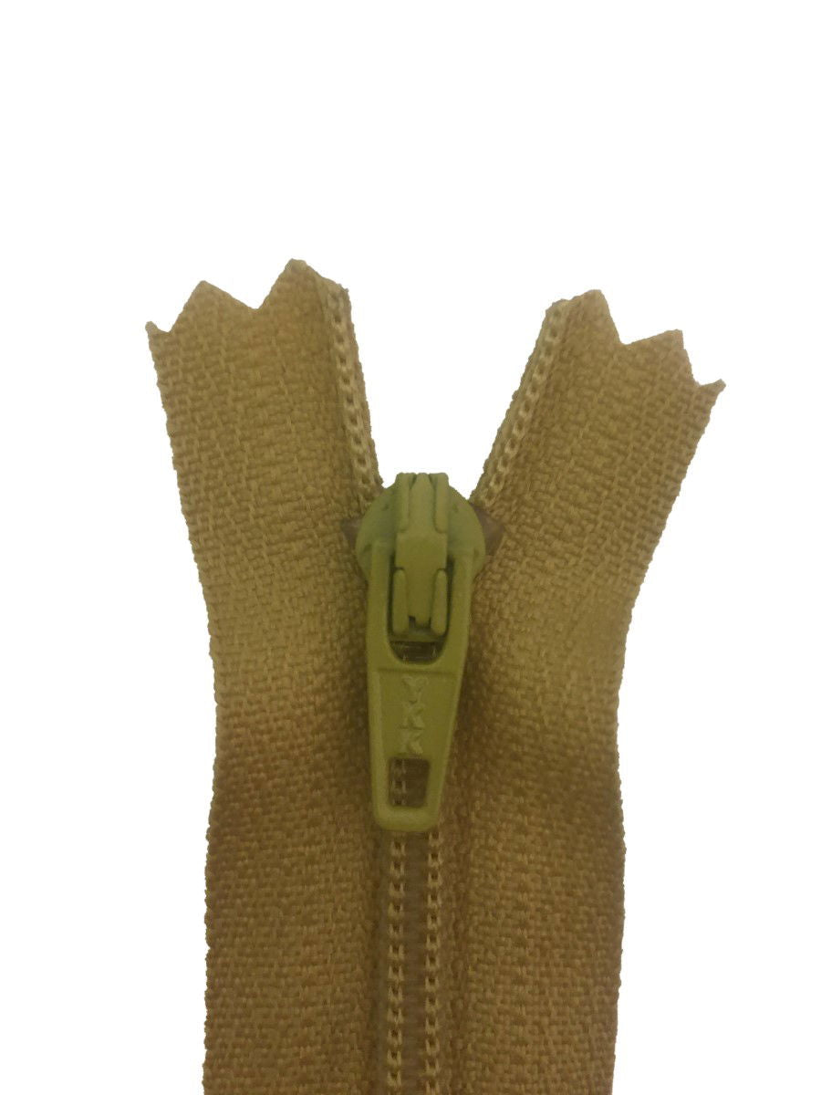 ERFC256-10-845 - YKK NYLON DRESS/ SKIRT ZIP 10 inch  25 cm 845 DIJON