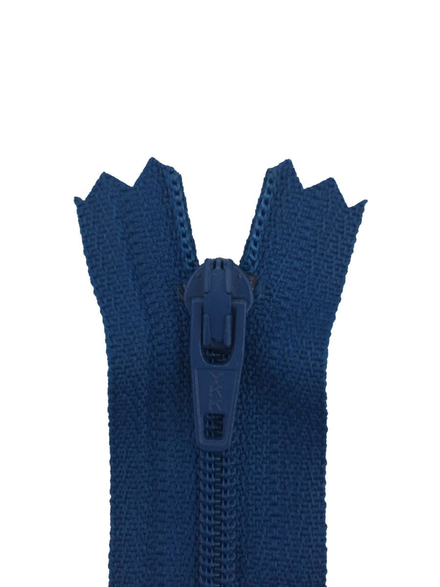 ERFC256-10-909 - YKK NYLON DRESS/ SKIRT ZIP 10 inch  25 cm 909 AEGEAN BLUE