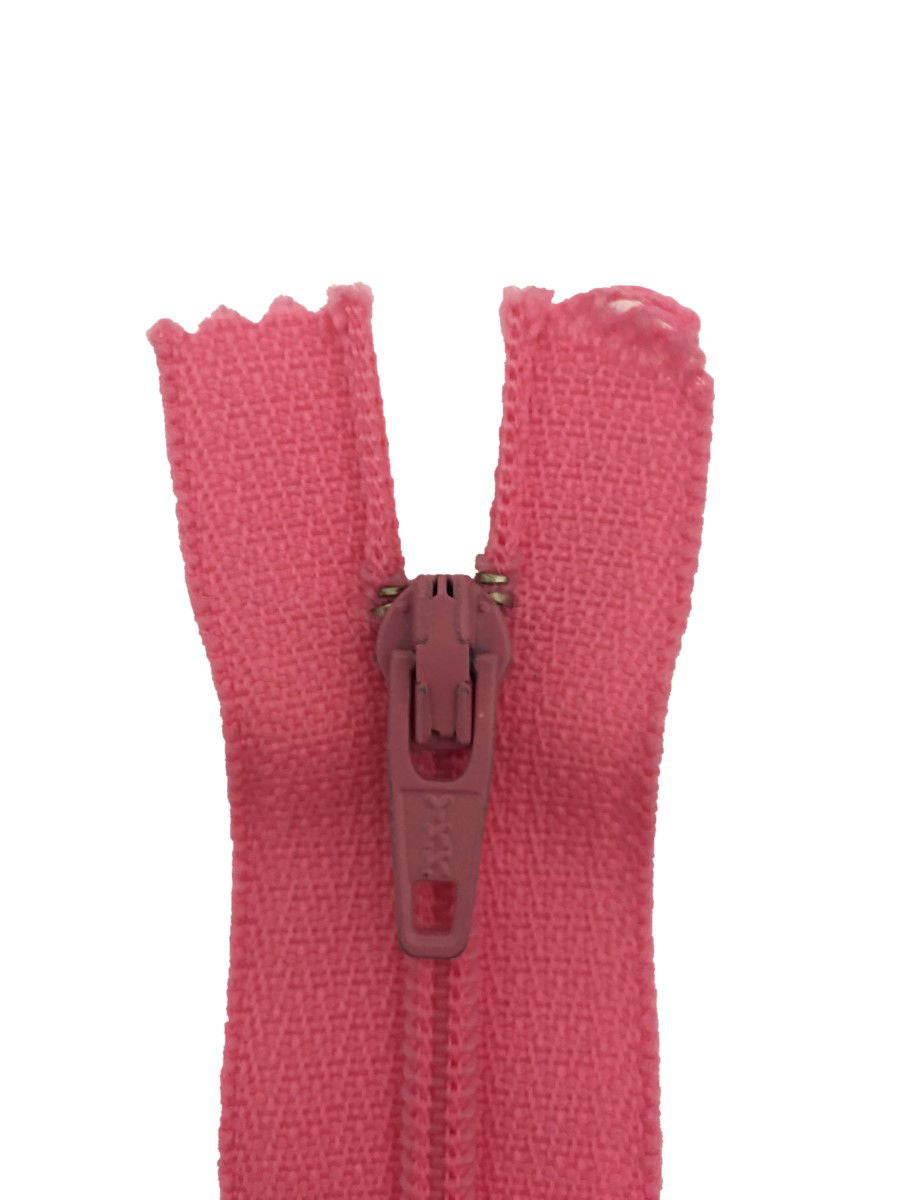 ERFC256-12-516 - YKK NYLON DRESS/ SKIRT ZIP 12 inch 30 cm 516 SHOCKING PINK