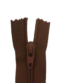 ERFC256-14-855 - YKK NYLON DRESS/ SKIRT ZIP 14 inch 36 cm 855 DK AQ MAUVE