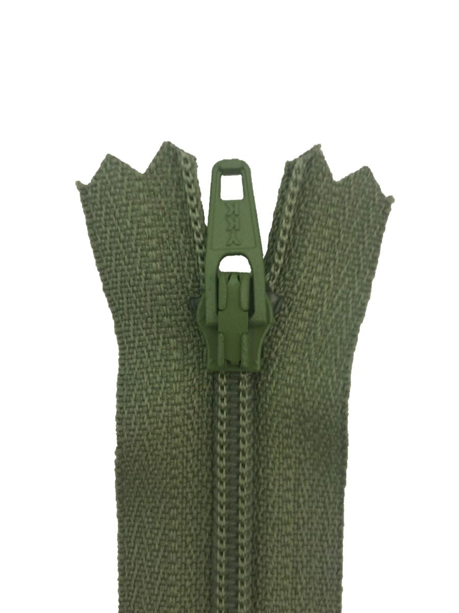 ERFC256-16-211 - YKK NYLON DRESS/ SKIRT ZIP 16 inch 41 cm 211 SPRING MOSS