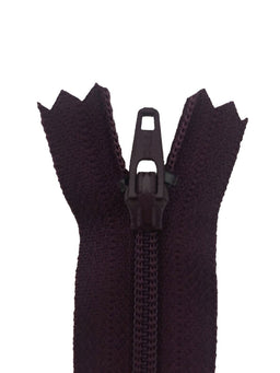 ERFC256-16-230 - YKK NYLON DRESS/ SKIRT ZIP 16 inch 41 cm 230 DK PLUM