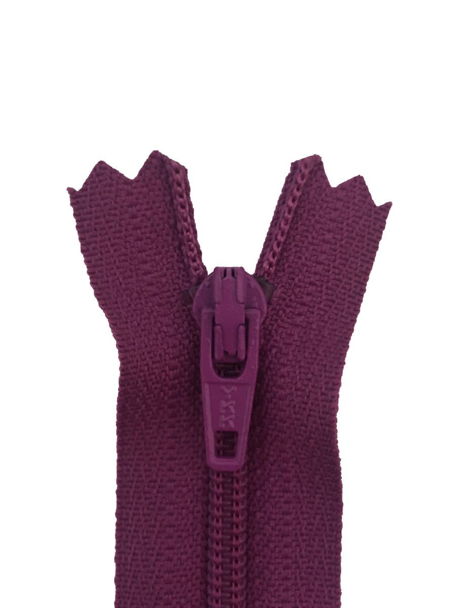 ERFC256-16-299 - YKK NYLON DRESS/ SKIRT ZIP 16 inch 41 cm 299 DK GARDEN ROSE